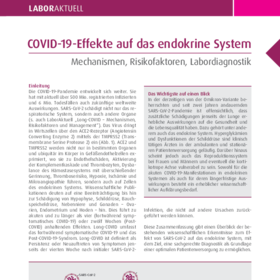 COVID-19-Effekte auf das endokrine System